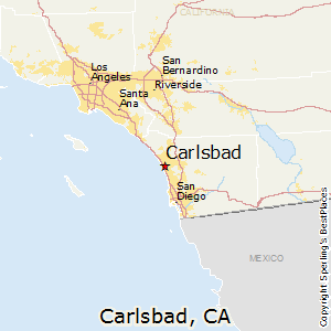 Carlsbad,California Map