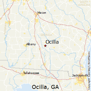 Comparison: Ocilla, Georgia - Gainesville, Florida