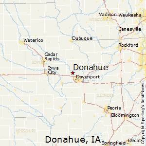 Comparison: Donahue, Iowa - Davenport, Iowa