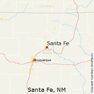 Santa_Fe,New Mexico Map