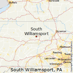 williamsport south pennsylvania pa map bestplaces city