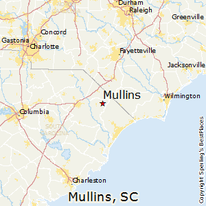 mullins carolina south sc map city bestplaces