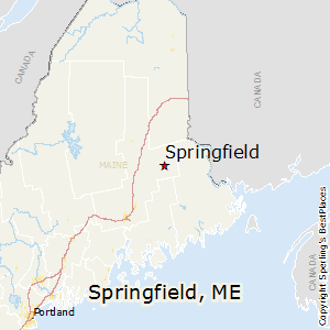 springfield maine maps map