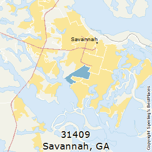 Best Places to Live in Savannah (zip 31409), Georgia