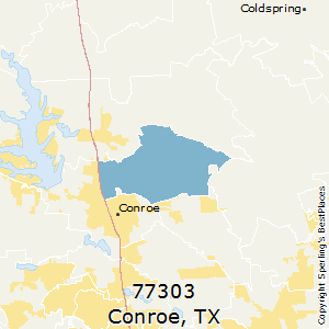 Best Places to Live in Conroe (zip 77303), Texas