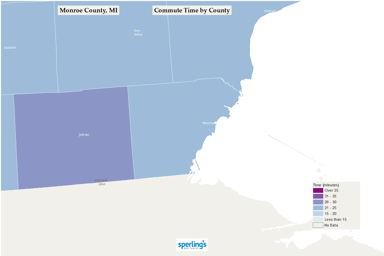 Commute Time Map