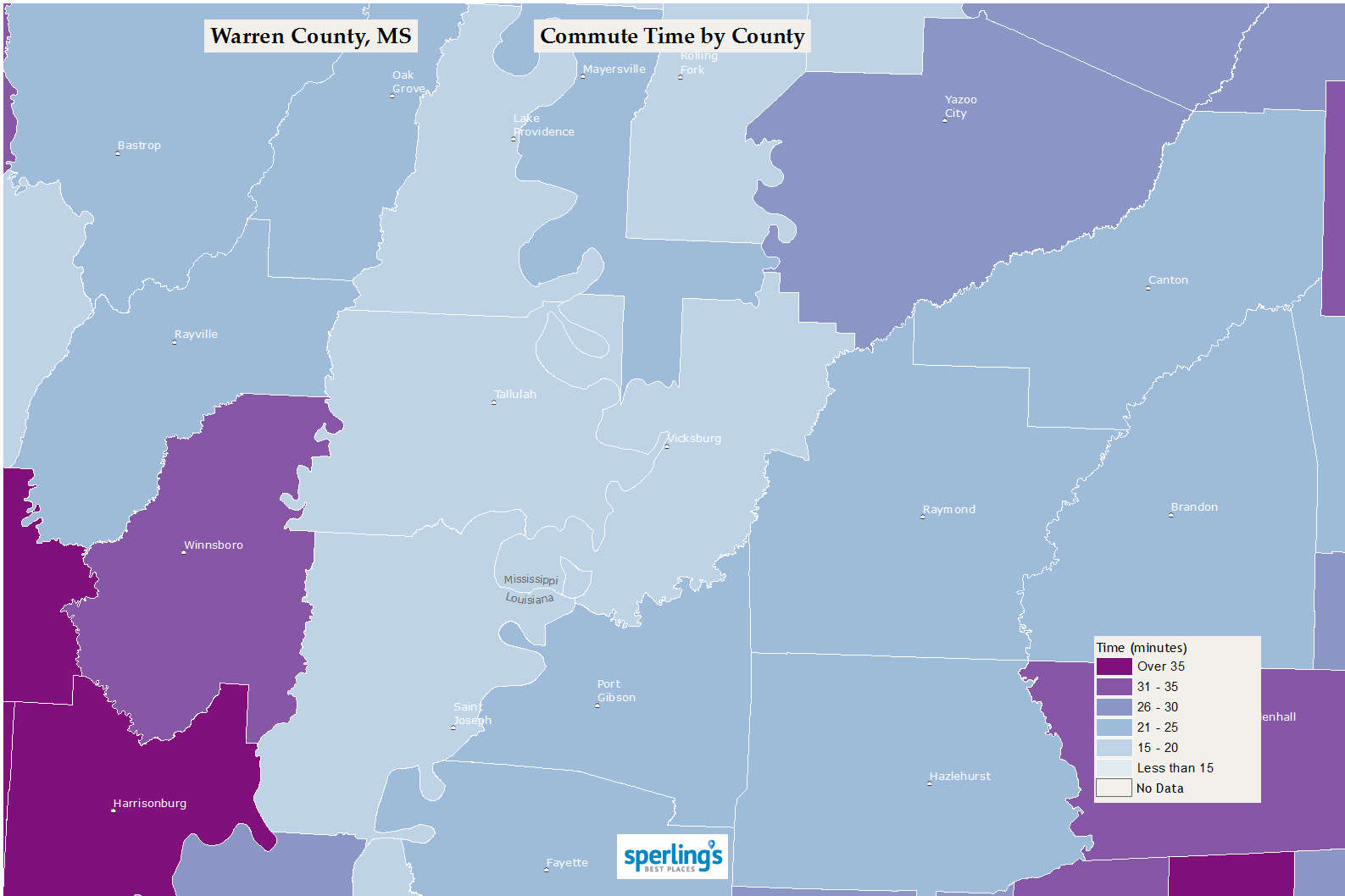 Commute Time Map