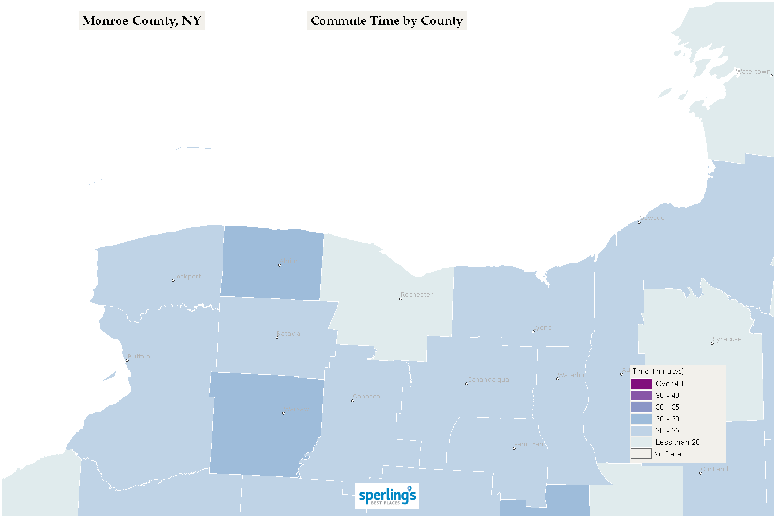 Commute Time Map
