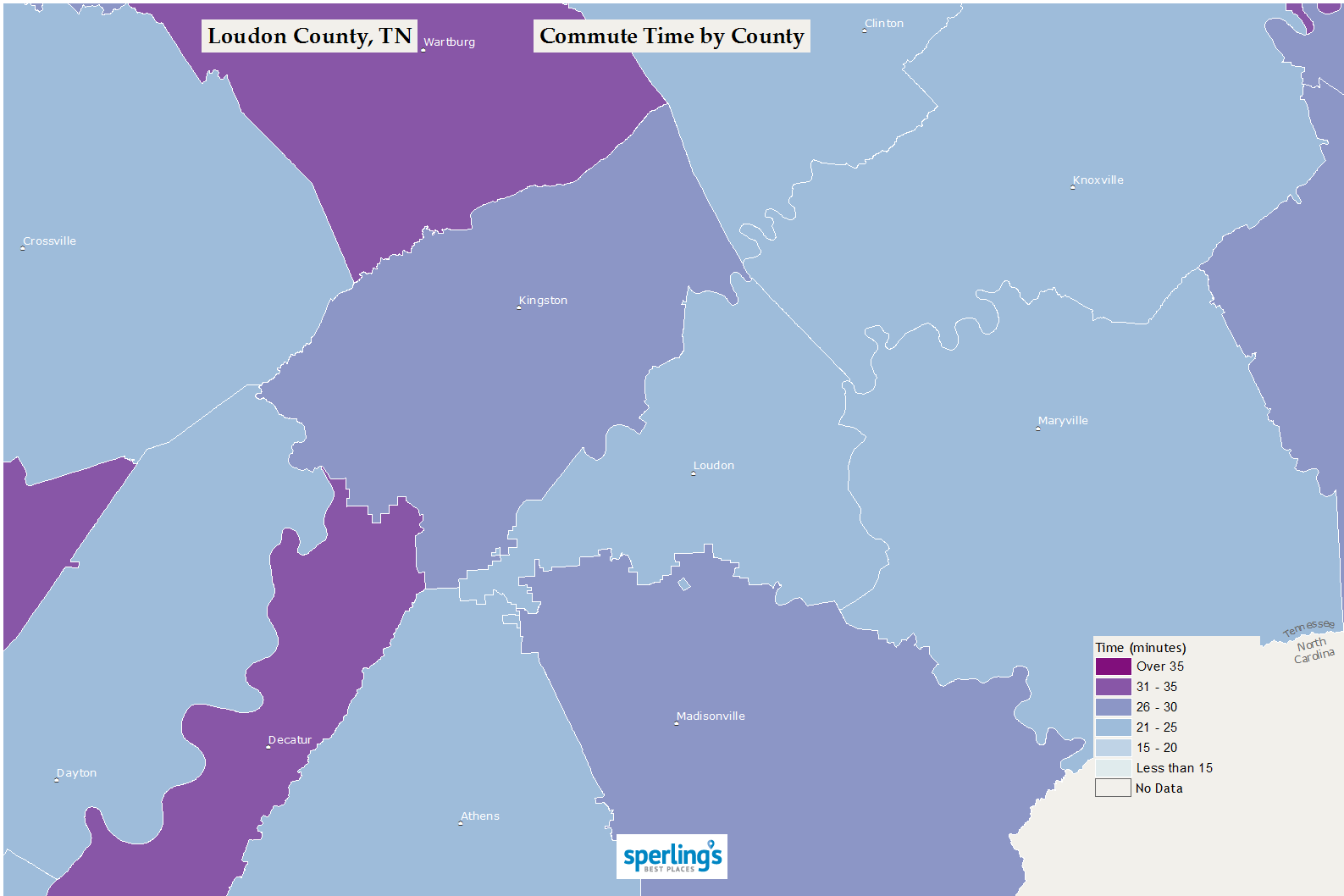 Commute Time Map