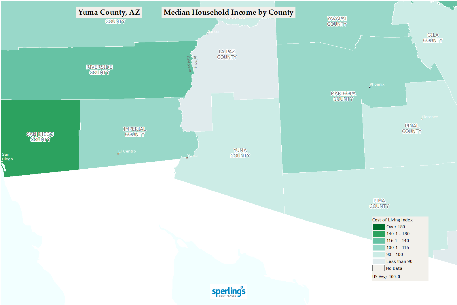 Best Places to Live Compare cost of living, crime, cities, schools and more. Sperling's BestPlaces