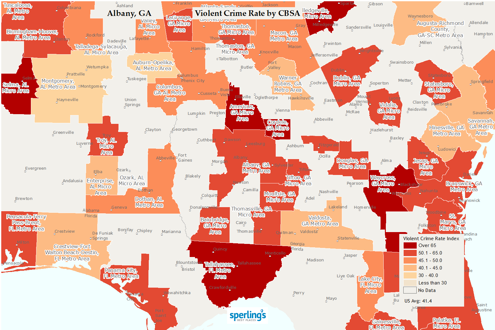 Crime Rate Map Atlanta Ga 