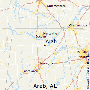 Arab,Alabama Map