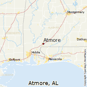 Atmore,Alabama Map