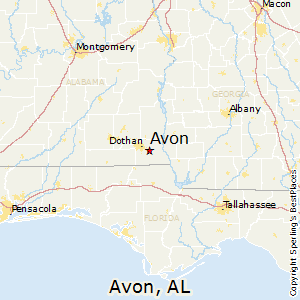 Avon,Alabama Map