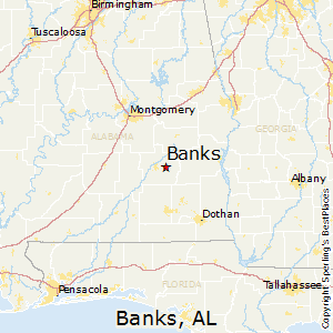 Banks,Alabama Map