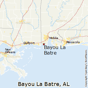 Bayou_La_Batre,Alabama Map