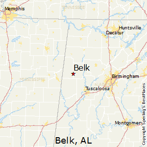 Belk,Alabama Map