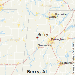 Berry,Alabama Map
