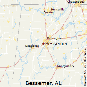 Bessemer,Alabama Map