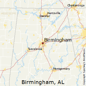 Birmingham,Alabama Map