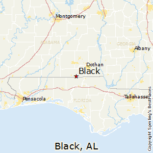 Black,Alabama Map