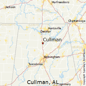 Cullman,Alabama Map