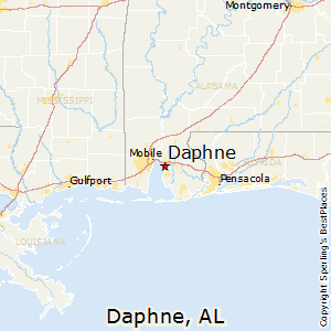 Daphne,Alabama Map
