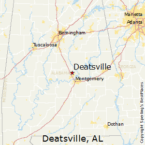 Deatsville,Alabama Map