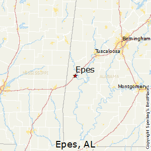 Epes,Alabama Map
