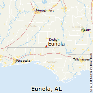 Eunola,Alabama Map