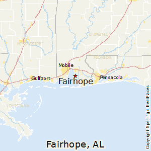 Fairhope,Alabama Map