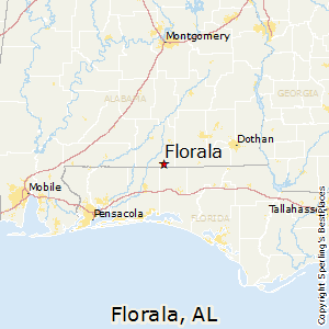 Florala,Alabama Map