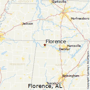 Florence,Alabama Map