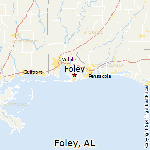 Foley,Alabama Map