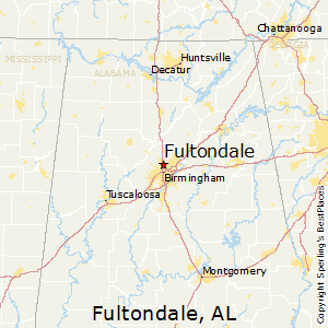 Fultondale,Alabama Map
