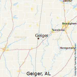 Geiger,Alabama Map
