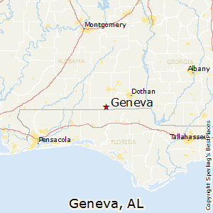 Geneva,Alabama Map