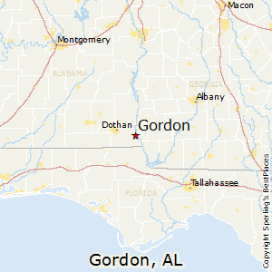 Gordon,Alabama Map
