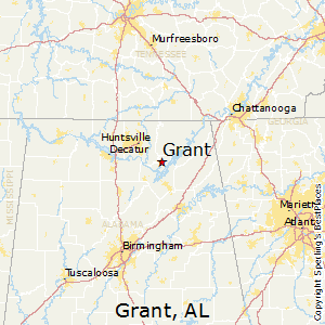 Grant,Alabama Map