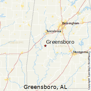 Greensboro,Alabama Map