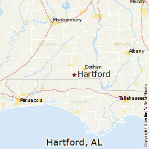 Hartford,Alabama Map
