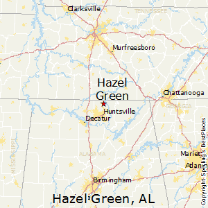 Hazel_Green,Alabama Map