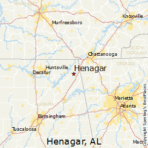 Henagar,Alabama Map