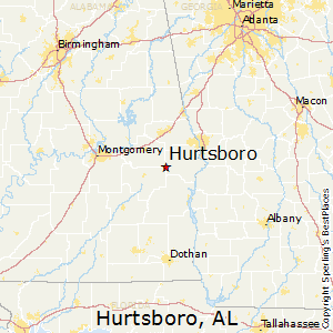 Hurtsboro,Alabama Map