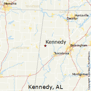 Kennedy,Alabama Map
