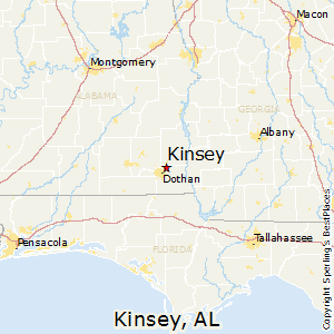 Kinsey,Alabama Map