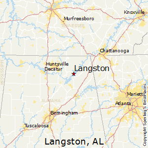 Langston,Alabama Map