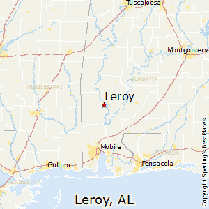 Leroy,Alabama Map