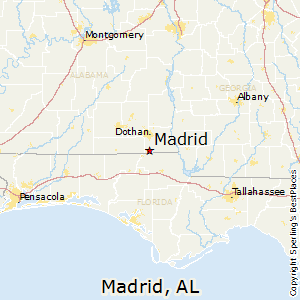Madrid,Alabama Map