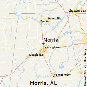 Morris,Alabama Map